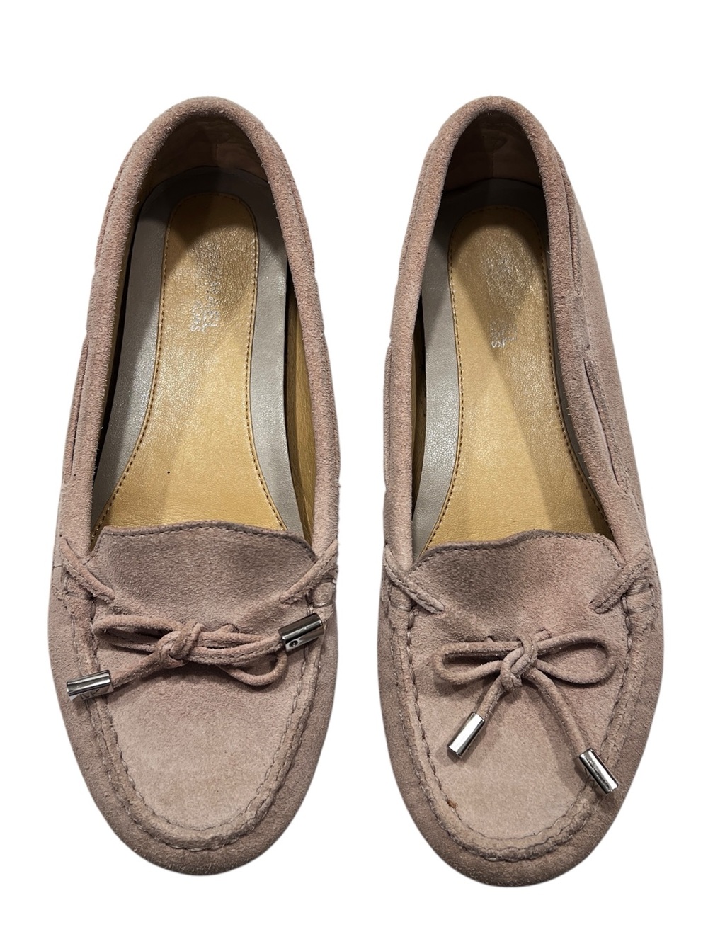 Michael Michael Kors Suede Khaki Sutton Mocassins - Picture 2 of 5